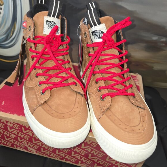 VANS- Sk8-Hi Mte-2 Hightop/boot COLOR-CHIPMUNK/MARSHMELLO SIZE-MENS 6/WOMEN 7.5 - Picture 3 of 8